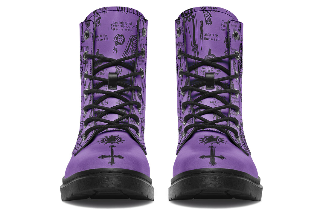 Violet Vampire Study Boots