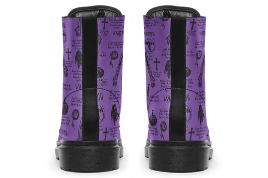 Violet Vampire Study Boots