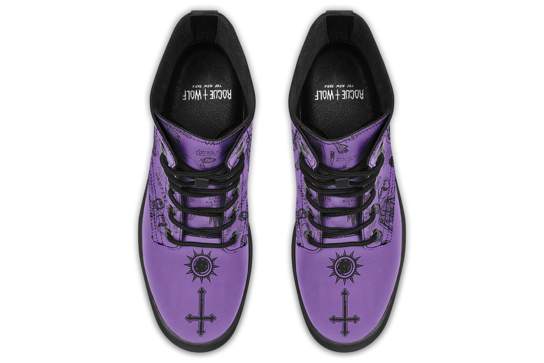 Violet Vampire Study Boots