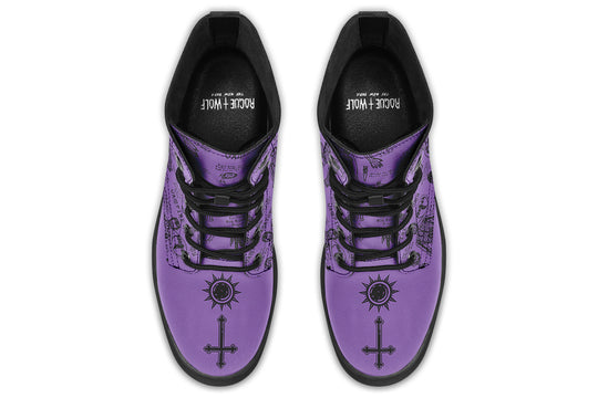 Violet Vampire Study Boots