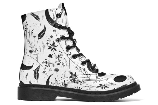 White Moonlit Botanica Boots