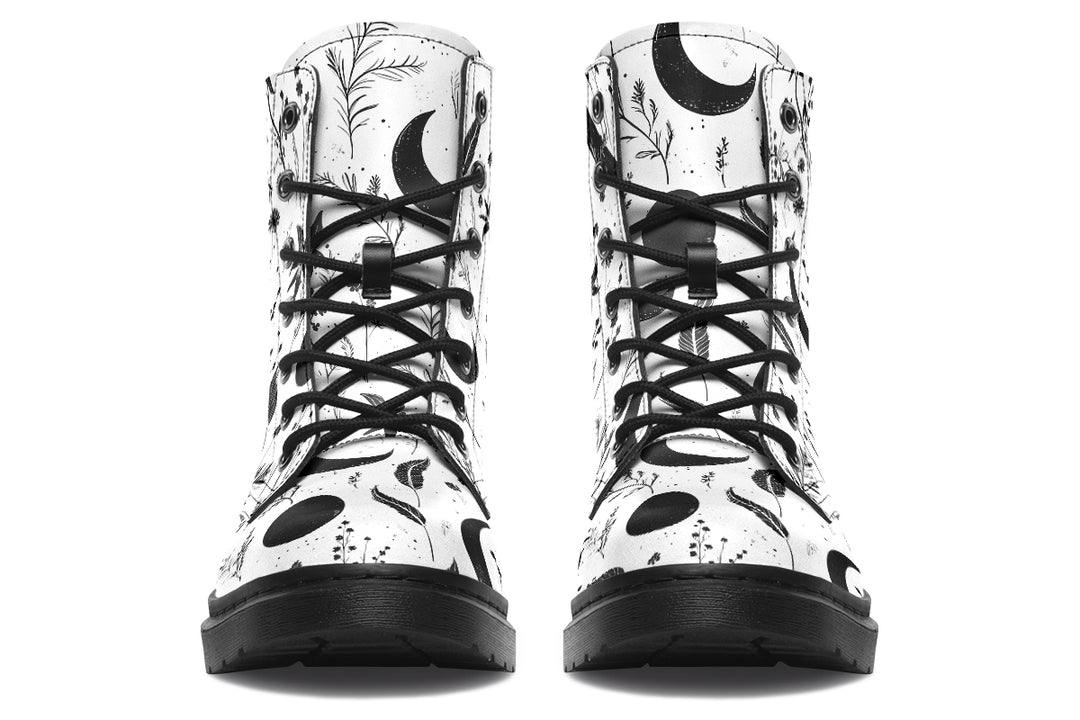 White Moonlit Botanica Boots