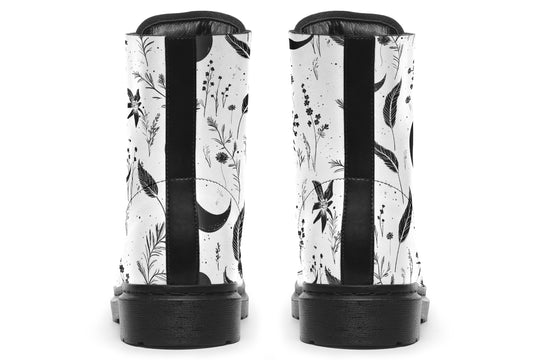 White Moonlit Botanica Boots