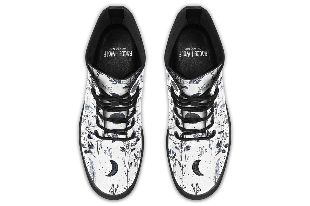 White Twilight Garden Boots