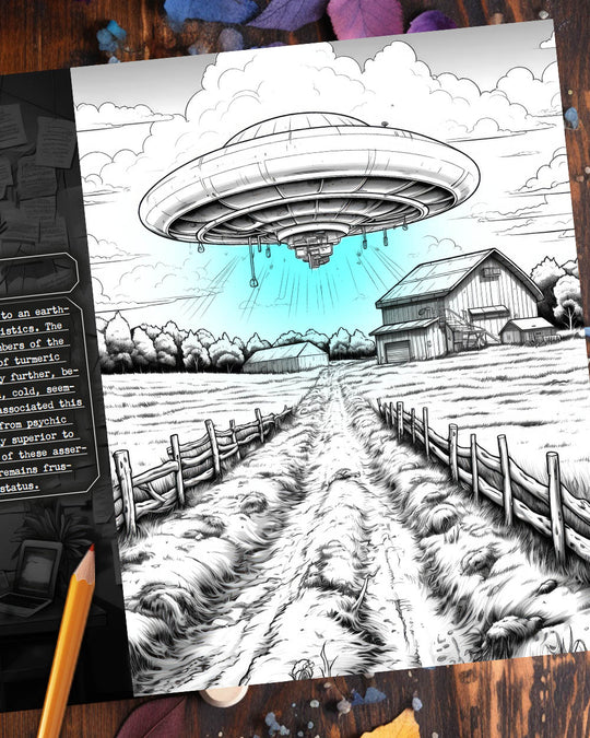 Cryptid Chronicles: An Enigmatic Coloring Book for Modern Conspiracy Theorists