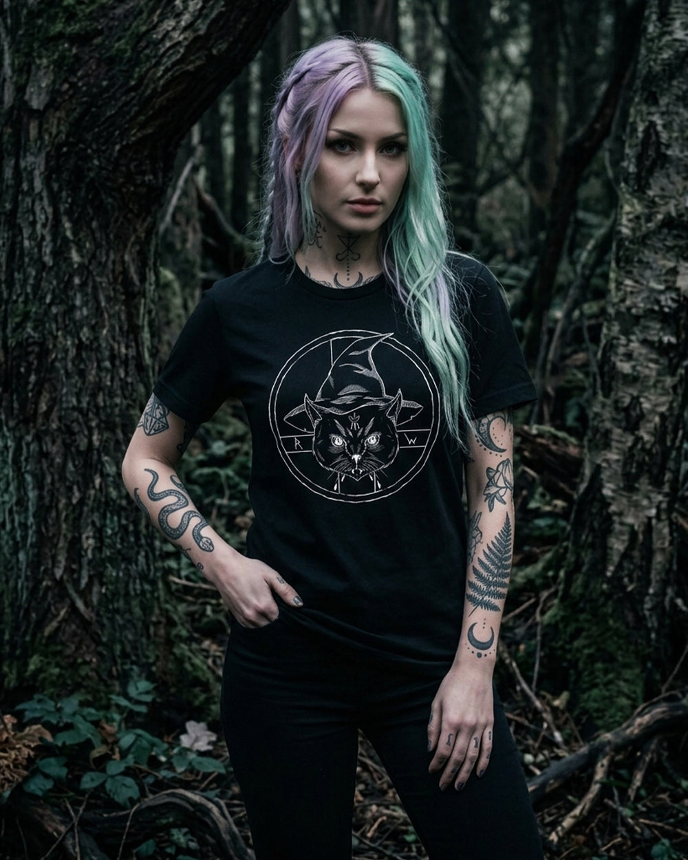 Purrfect Witchery Tee