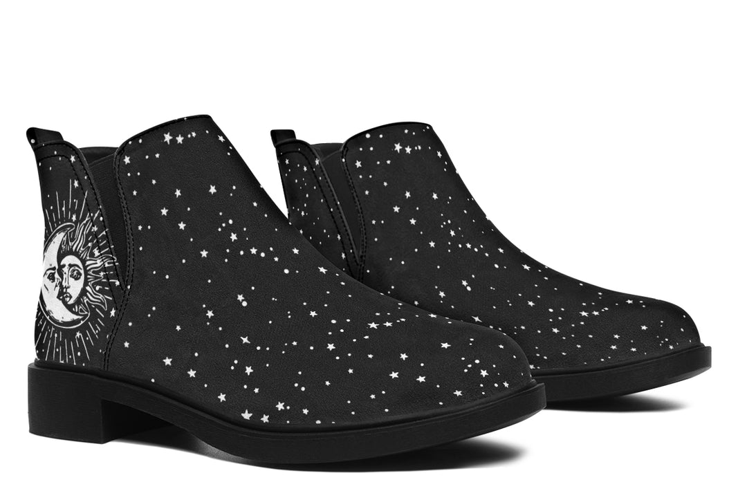 Astral Chelsea Boots - Comfy Slip-On - Soft & Water-Resistant Micro-Suede Vegan Shoes