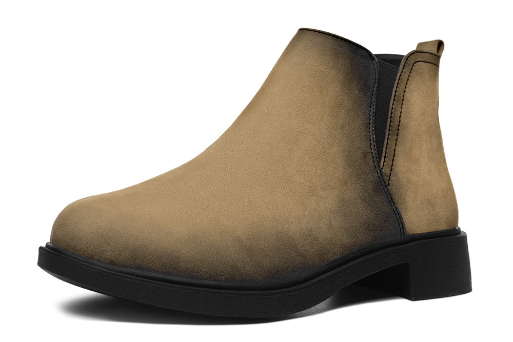 Elder Hide Chelsea Boots - Comfy Slip-On - Soft & Water-Resistant Micro-Suede Vegan Shoes