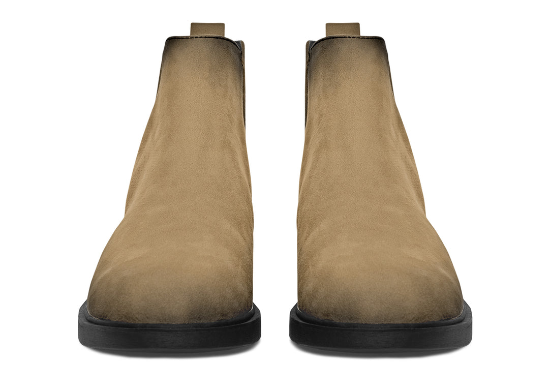 Elder Hide Chelsea Boots - Comfy Slip-On - Soft & Water-Resistant Micro-Suede Vegan Shoes