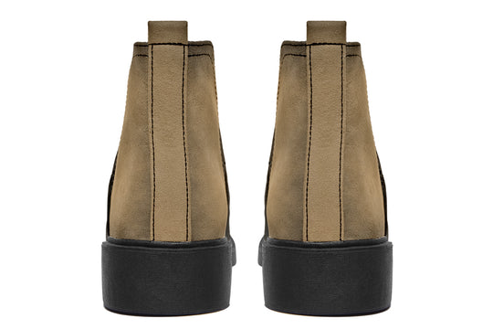 Elder Hide Chelsea Boots - Comfy Slip-On - Soft & Water-Resistant Micro-Suede Vegan Shoes