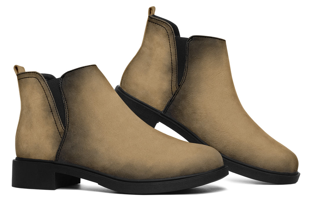 Elder Hide Chelsea Boots - Comfy Slip-On - Soft & Water-Resistant Micro-Suede Vegan Shoes