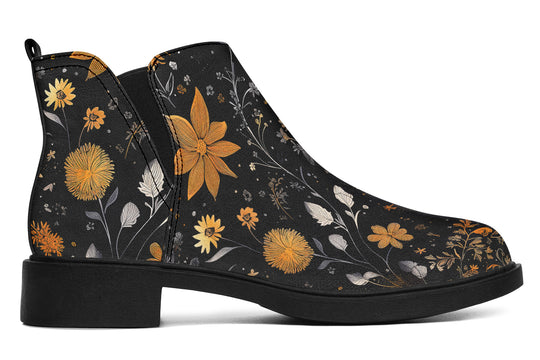 Emberblossom Chelsea Boots - Comfy Slip-On - Soft & Water-Resistant Micro-Suede Vegan Shoes