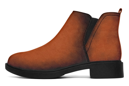 Fire-Forged Chelsea Boots - Comfy Slip-On - Soft & Water-Resistant Micro-Suede Vegan Shoes