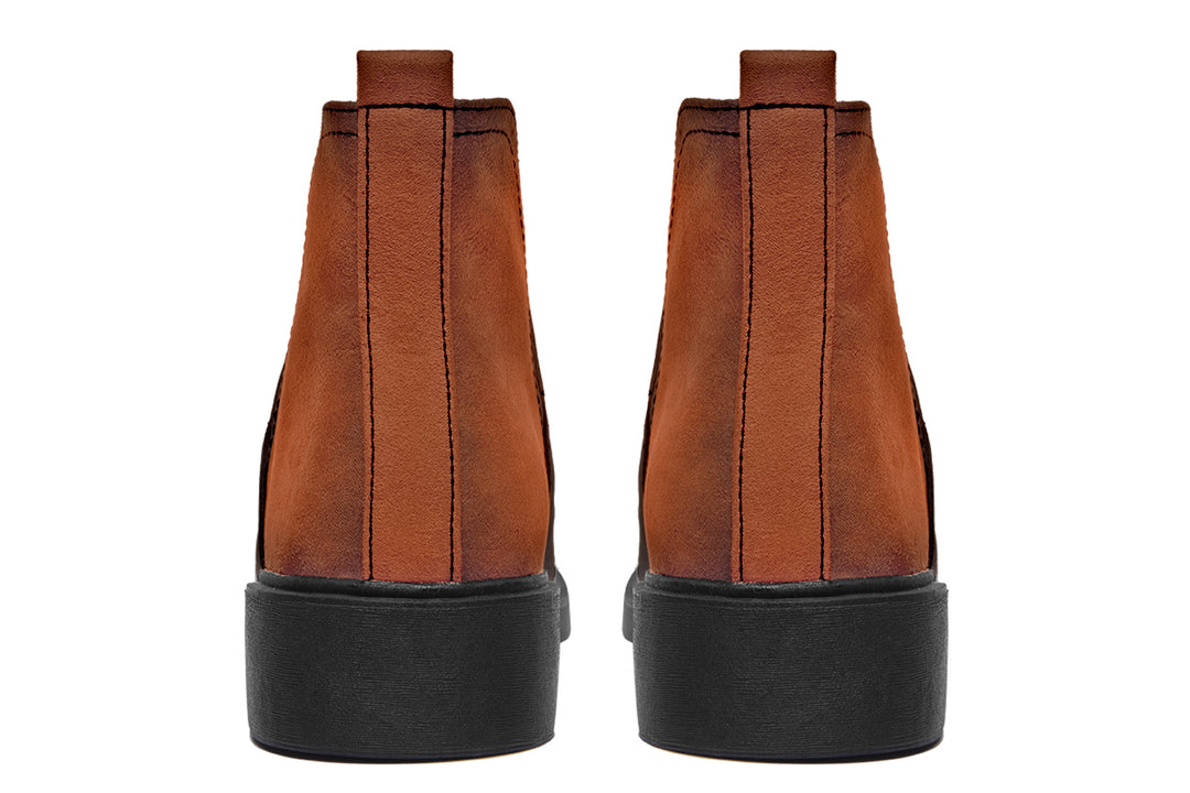 Fire-Forged Chelsea Boots - Comfy Slip-On - Soft & Water-Resistant Micro-Suede Vegan Shoes