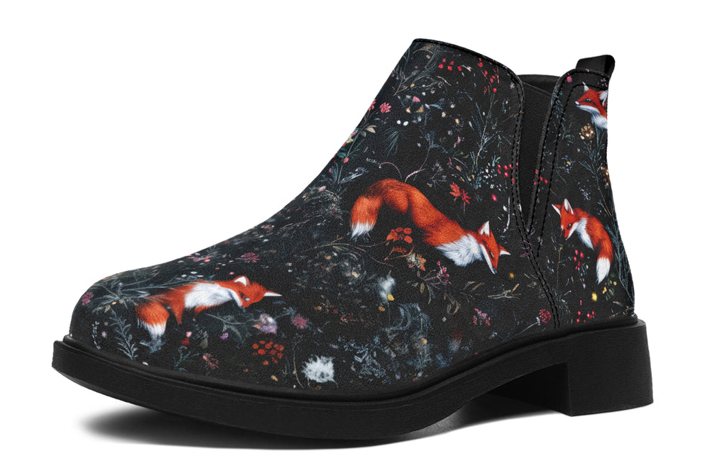 Fox Den Chelsea Boots - Comfy Slip-On - Soft & Water-Resistant Micro-Suede Vegan Shoes