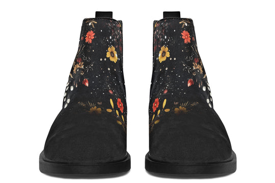 Fox Spirit Chelsea Boots - Comfy Slip-On - Soft & Water-Resistant Micro-Suede Vegan Shoes