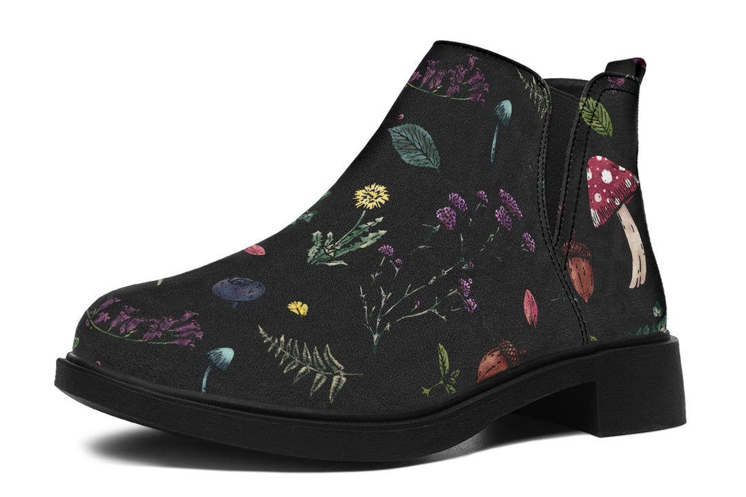 Herbology Chelsea Boots - Comfy Slip-On - Soft & Water-Resistant Micro-Suede Vegan Shoes