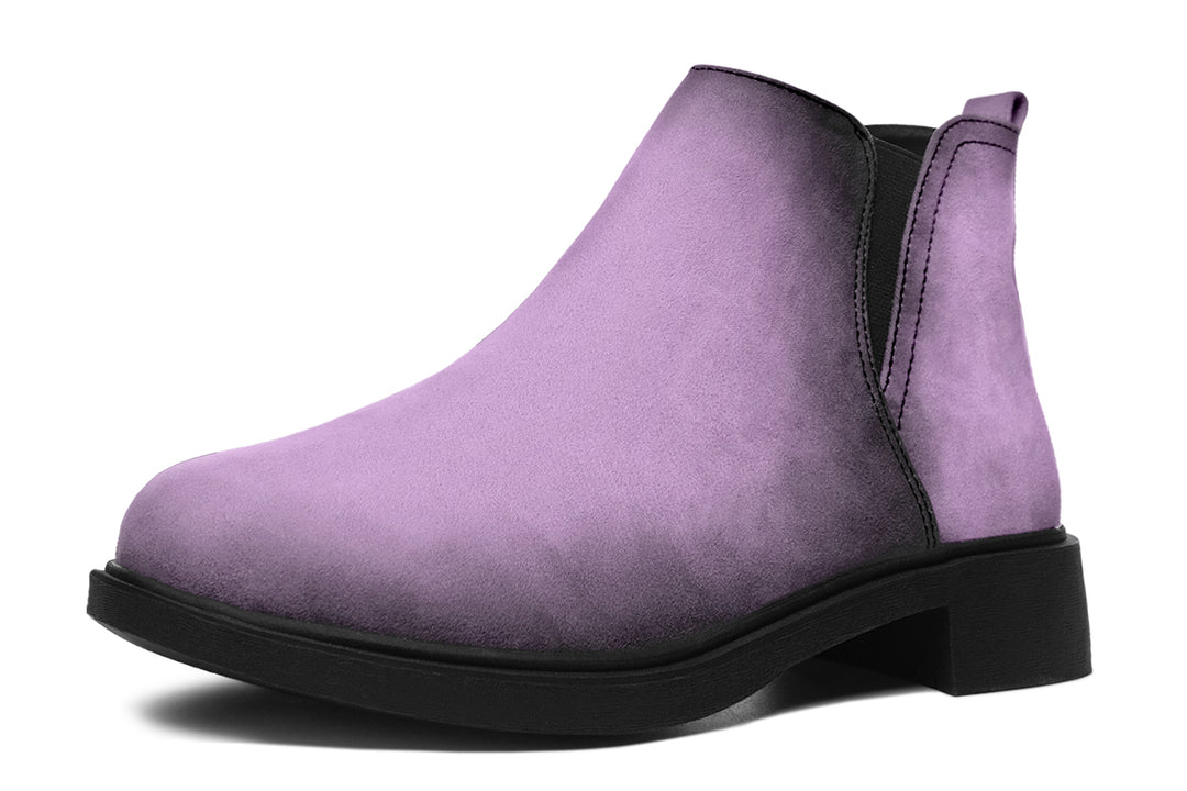 Mystic Dusk Chelsea Boots - Comfy Slip-On - Soft & Water-Resistant Micro-Suede Vegan Shoes