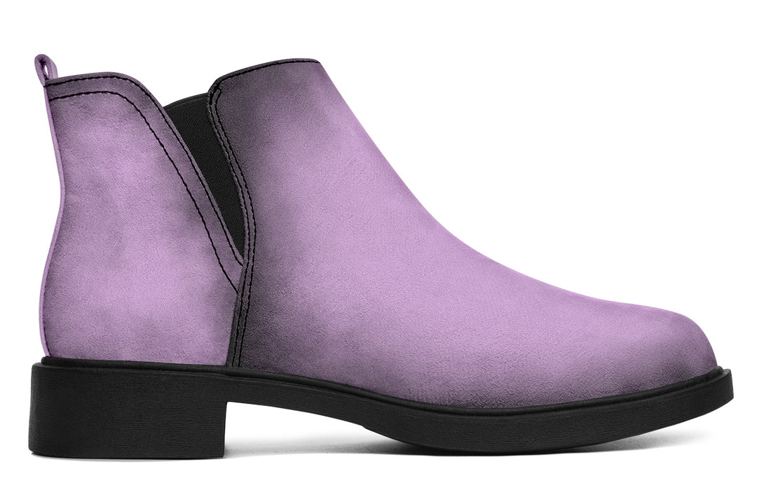 Mystic Dusk Chelsea Boots - Comfy Slip-On - Soft & Water-Resistant Micro-Suede Vegan Shoes