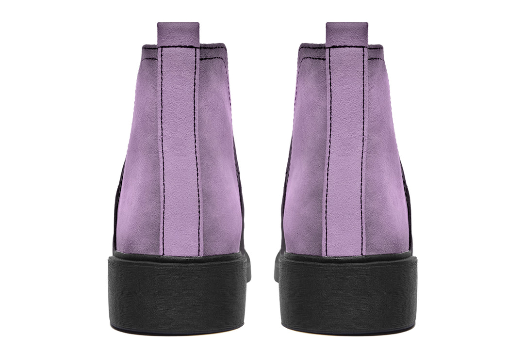 Mystic Dusk Chelsea Boots - Comfy Slip-On - Soft & Water-Resistant Micro-Suede Vegan Shoes