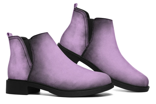 Mystic Dusk Chelsea Boots - Comfy Slip-On - Soft & Water-Resistant Micro-Suede Vegan Shoes