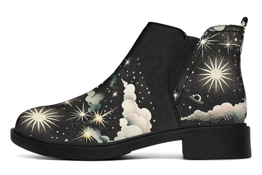 Orion’s Dream Chelsea Boots - Comfy Slip-On - Soft & Water-Resistant Micro-Suede Vegan Shoes