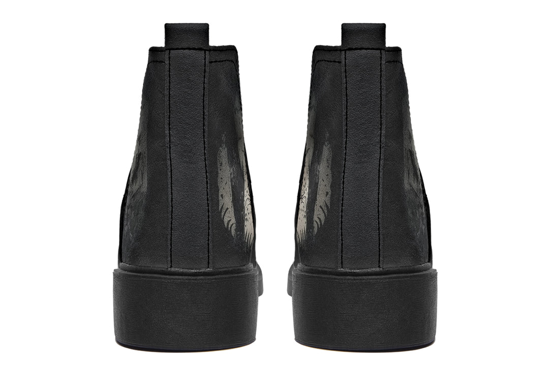 Shadows And Whiskers Chelsea Boots - Comfy Slip-On - Soft & Water-Resistant Micro-Suede Vegan Shoes