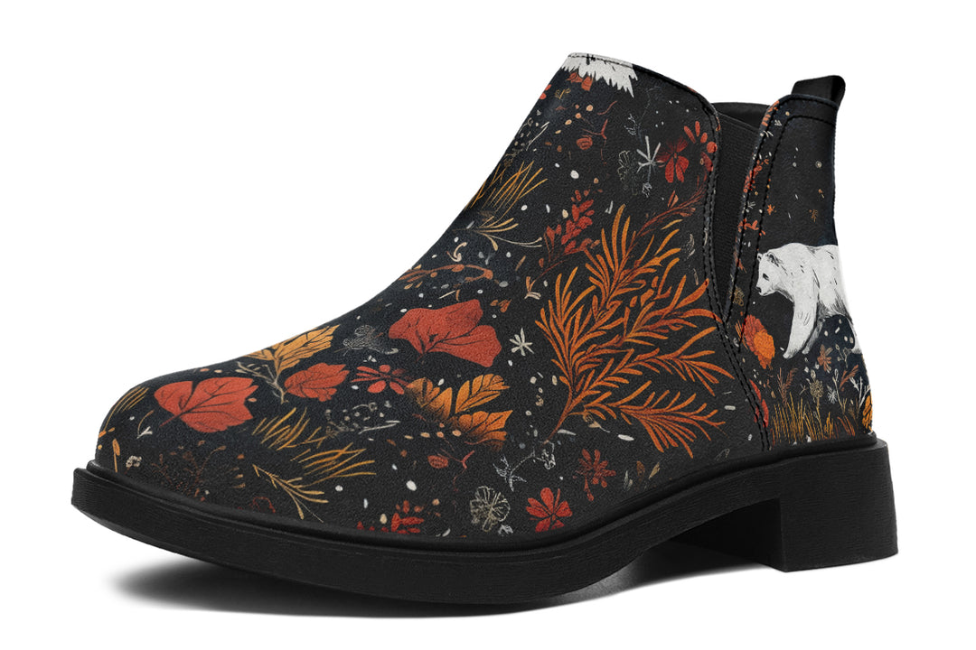 Spirit Guardian Chelsea Boots - Comfy Slip-On - Soft & Water-Resistant Micro-Suede Vegan Shoes