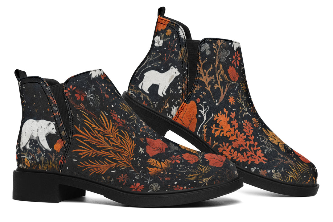 Spirit Guardian Chelsea Boots - Comfy Slip-On - Soft & Water-Resistant Micro-Suede Vegan Shoes