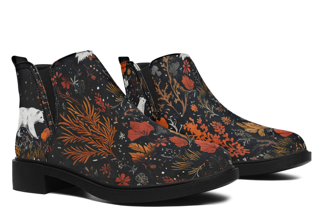 Spirit Guardian Chelsea Boots - Comfy Slip-On - Soft & Water-Resistant Micro-Suede Vegan Shoes