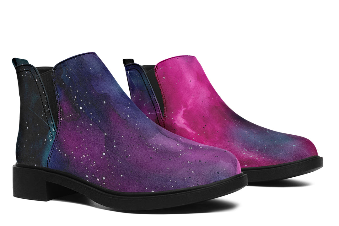 Supernova Chelsea Boots - Comfy Slip-On - Soft & Water-Resistant Micro-Suede Vegan Shoes