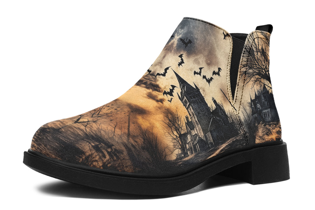 Vlad’s Castle Chelsea Boots - Comfy Slip-On - Soft & Water-Resistant Micro-Suede Vegan Shoes