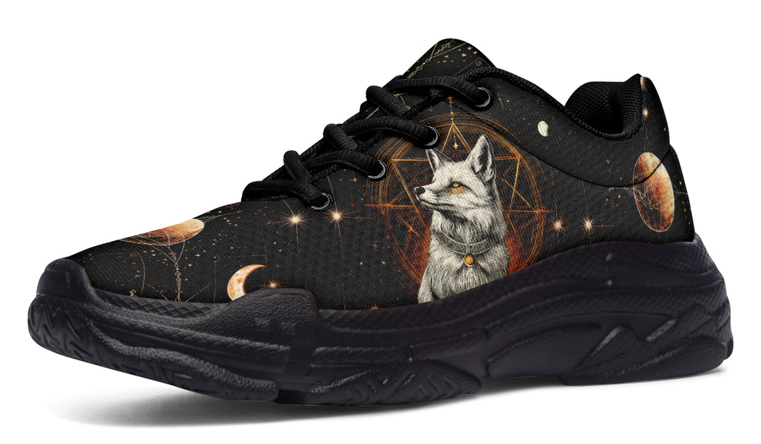 Astral Fox Chunky Sneakers - Light Breathable and Comfortable Sports Shoes with Platform Soles