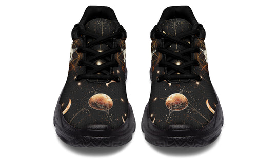 Astral Fox Chunky Sneakers - Light Breathable and Comfortable Sports Shoes with Platform Soles