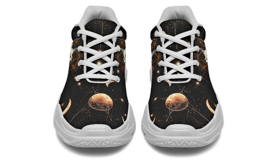 Astral Fox Chunky Sneakers - Light Breathable and Comfortable Sports Shoes with Platform Soles