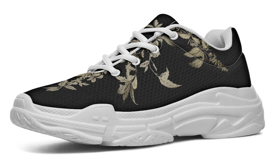 Black Night Ivy Chunky Sneakers