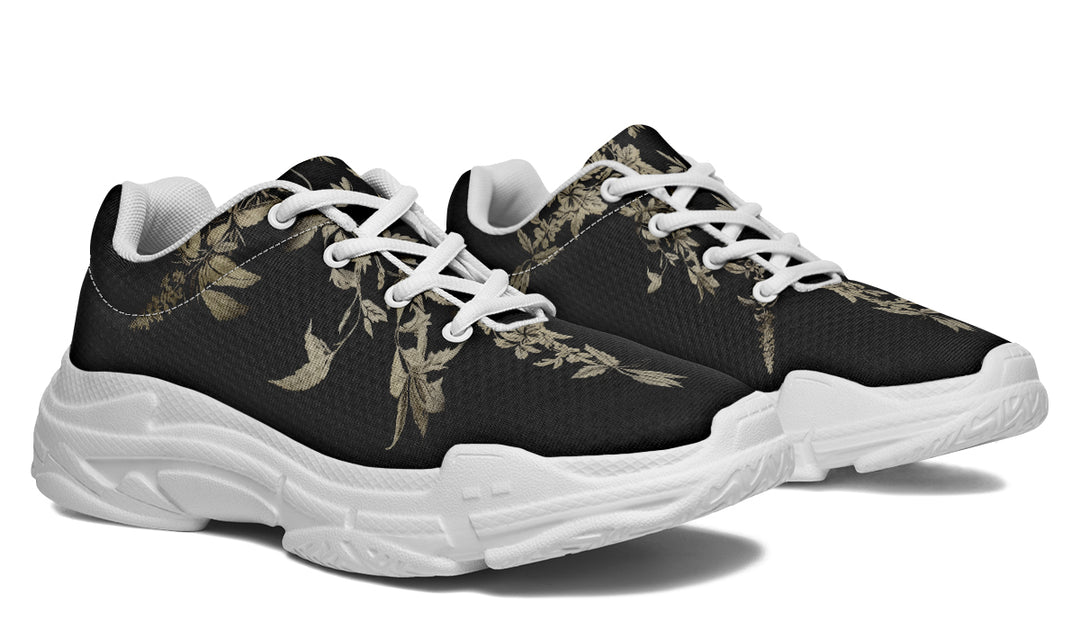 Black Night Ivy Chunky Sneakers