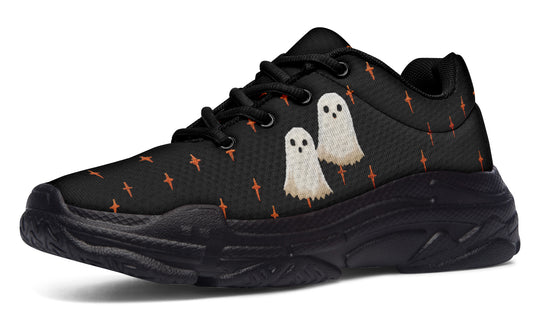 Boo Chunky Sneakers - Light Breathable and Comfortable Sports Shoes with Platform Soles