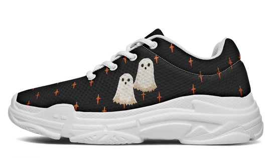 Boo Chunky Sneakers - Light Breathable and Comfortable Sports Shoes with Platform Soles