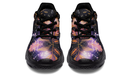 Cosmic Petals Chunky Sneakers - Light Breathable and Comfortable Sports Shoes with Platform Soles