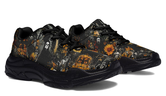 Grim’s Harvest Chunky Sneakers - Light Breathable and Comfortable Sports Shoes with Platform Soles