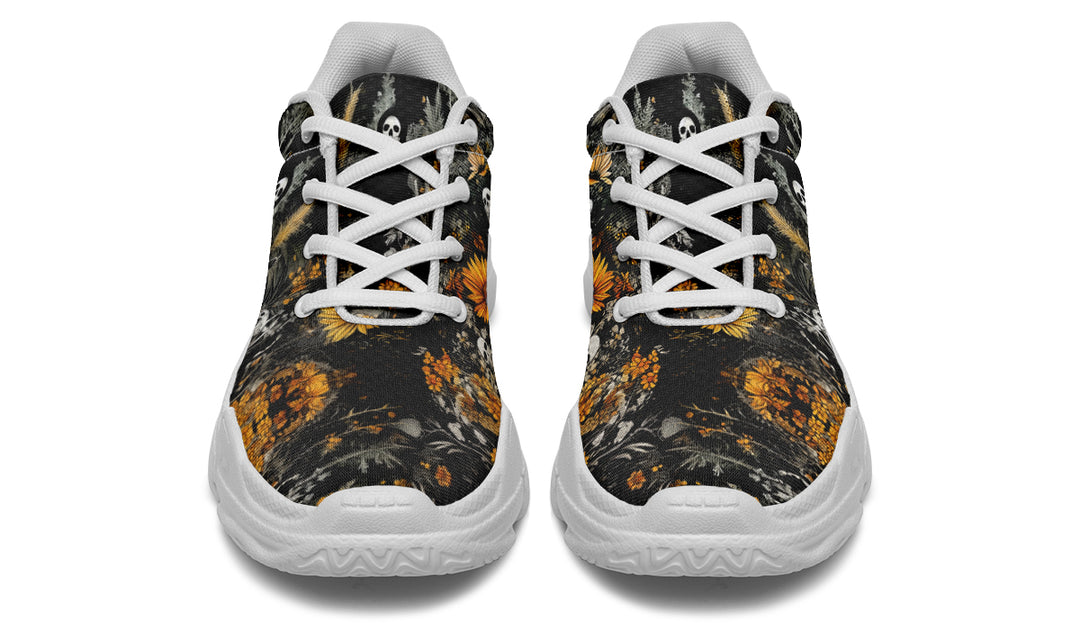 Grim’s Harvest Chunky Sneakers - Light Breathable and Comfortable Sports Shoes with Platform Soles