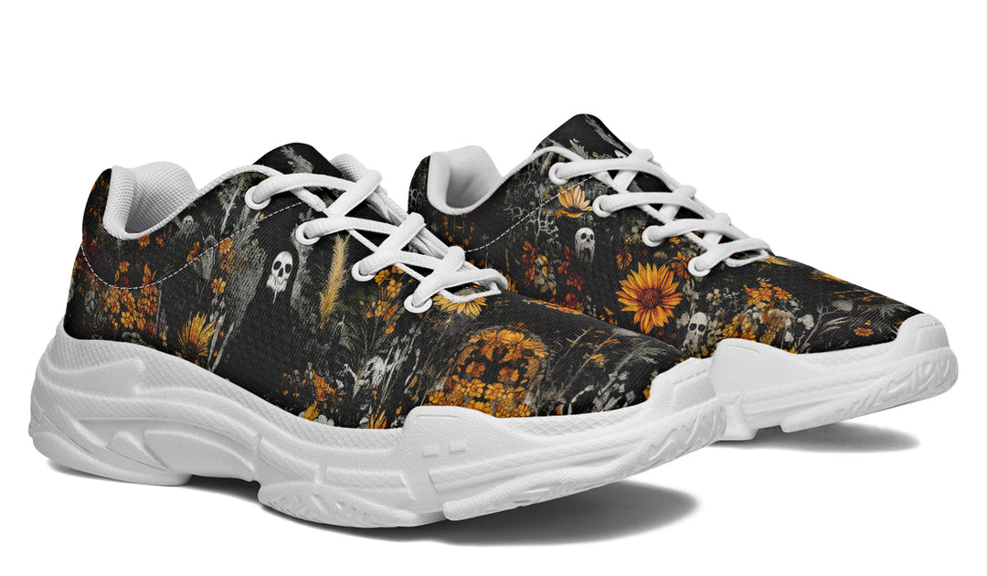 Grim’s Harvest Chunky Sneakers - Light Breathable and Comfortable Sports Shoes with Platform Soles