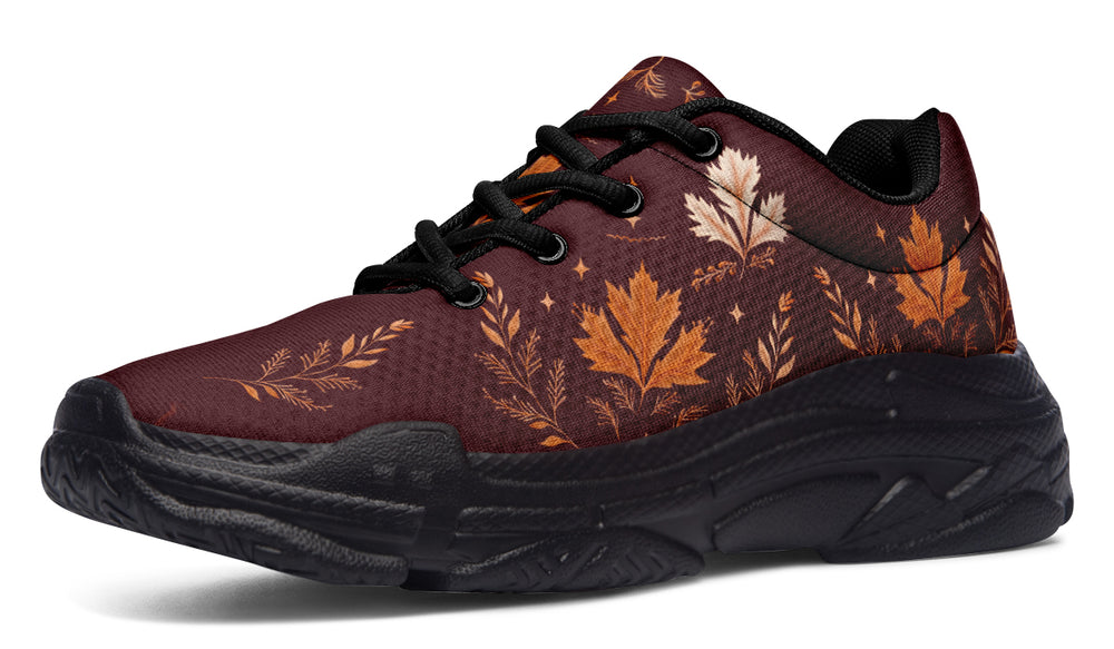 Oxblood Autumnalis Chunky Sneakers