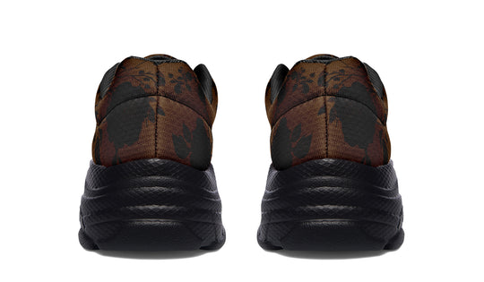 Sepia Rose Romance Chunky Sneakers