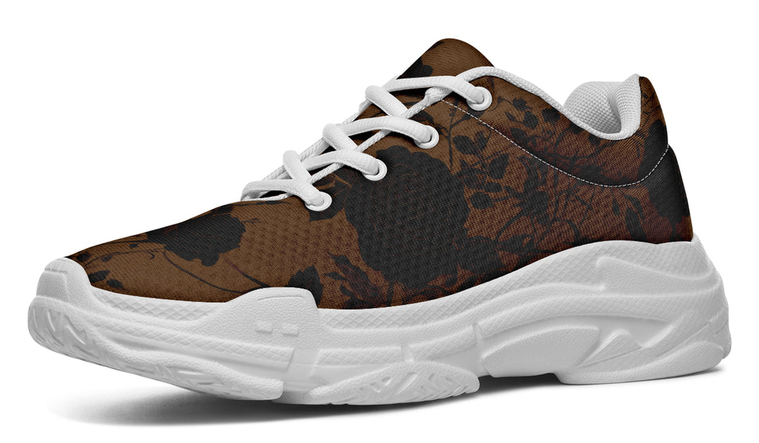 Sepia Rose Romance Chunky Sneakers