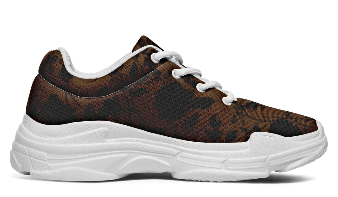 Sepia Rose Romance Chunky Sneakers