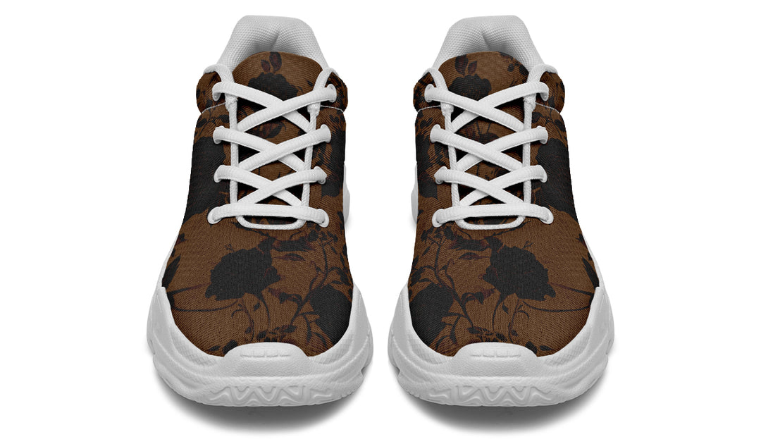 Sepia Rose Romance Chunky Sneakers