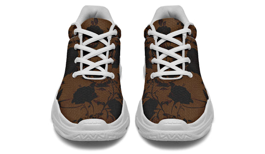 Sepia Rose Romance Chunky Sneakers
