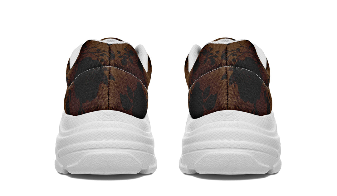 Sepia Rose Romance Chunky Sneakers